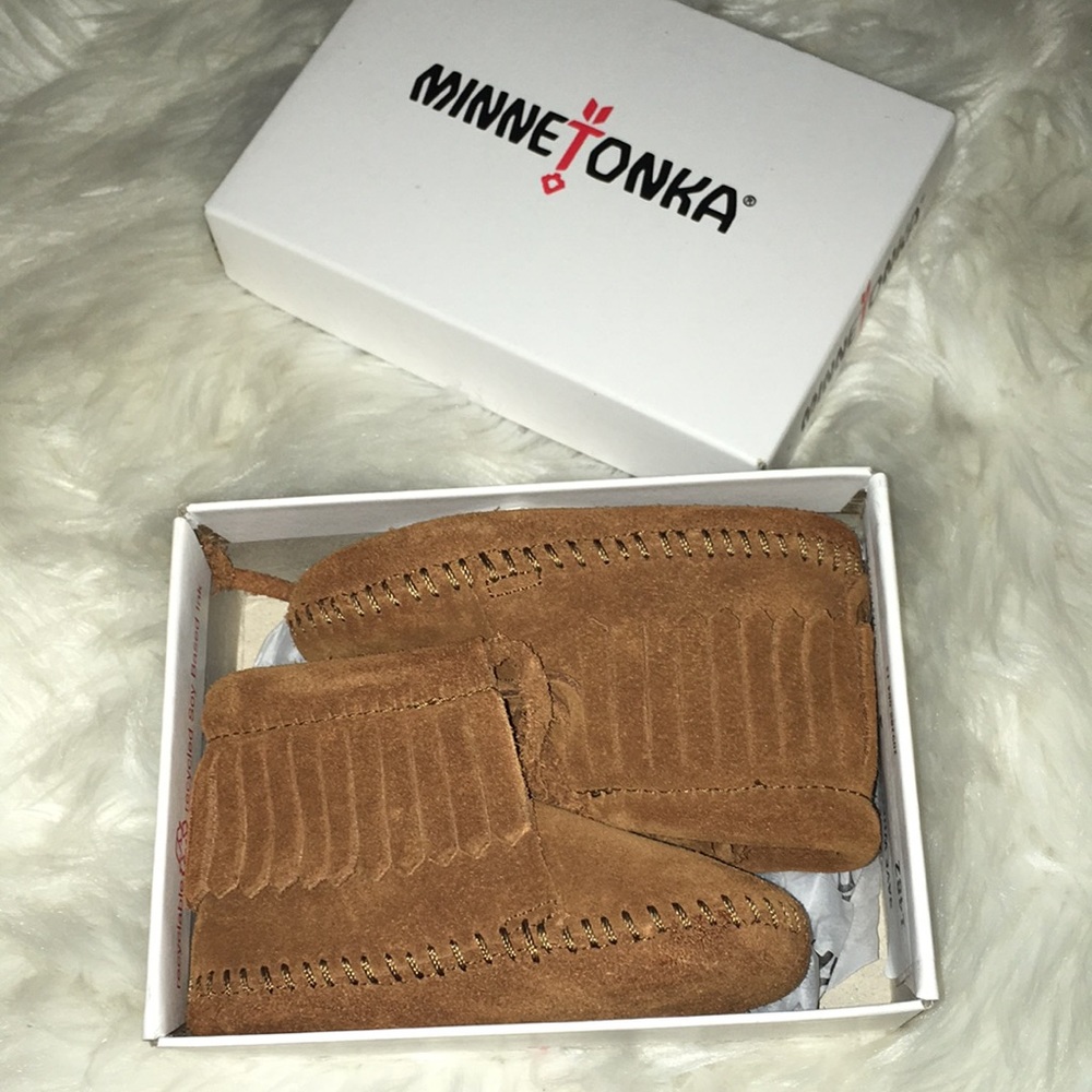 Minnetonka fringe booties